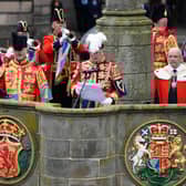An Accession Proclamation Ceremony at Mercat Cross, Edinburgh, publicly proclaiming King Charles III as the new monarch. Picture date: Sunday September 11, 2022.