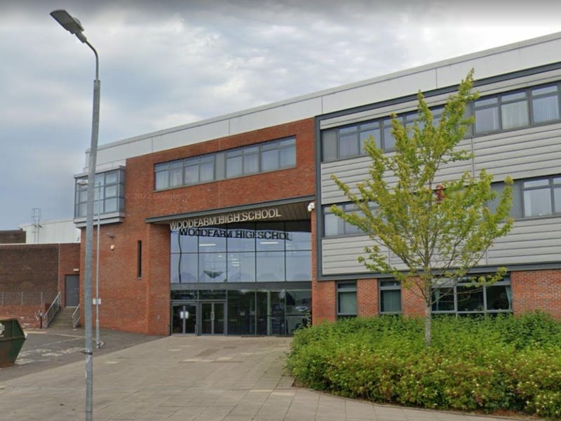 At Woodfarm High School, in East Renfrewshire, 78 per cent of pupils left with at least five Highers in 2022. This is 18 percentage points better than its virtual comparator.