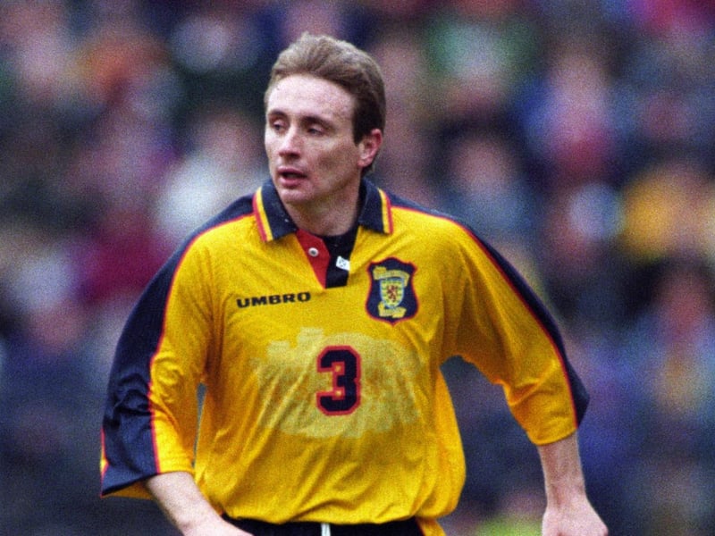 Trusted full-back and sometimes centre-half who played at three major finals, won 71 caps and scored one goal - v Estonia - and one own goal, v Brazil at the World Cup in 1998, although that was merely unfortunate and summed up his determined efforts in a Scotland shirt as he sought to recover a situation but was helpless as Jim Leighton palmed the ball against him. Made his debut in a European Championships qualifier against Romania and never let Scotland down wherever he was asked to play.