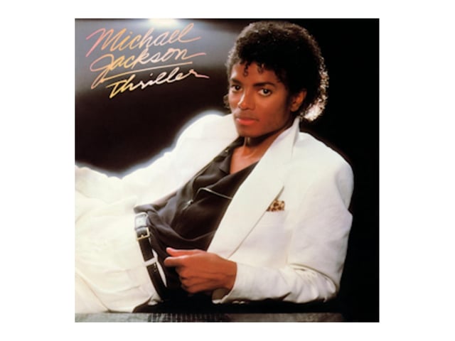 Thriller was Michael Jackson's sixth album, released in 1982, and became the best selling of all time after shifting over 32million copies in just a year. It contains seven top 10 singles, including 'Billy Jean', 'Thriller', 'Beat It', and 'The Girl Is Mine'.