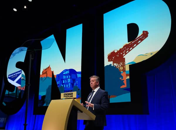 Keith Brown responded to concerns from across the justice system at the SNP Conference
