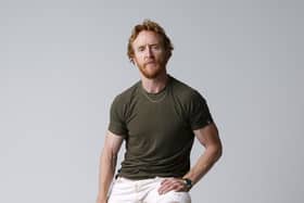 Tony Curran, who stars in Sky Atlantic's Mary & George and Starz's Outlander: Blood of My Blood. Pic: Andrew Jackson/Curse These Eyes and @cursetheseeyes on Social Media. email cursetheseeyes@gmail.com