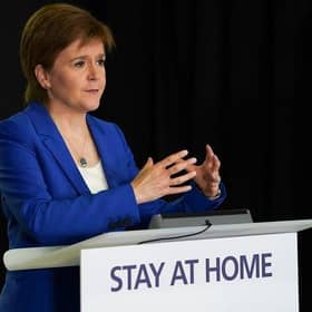 First Minister Nicola Sturgeon.