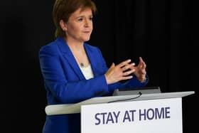 First Minister Nicola Sturgeon.
