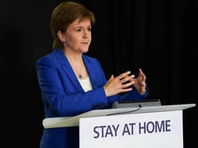 First Minister Nicola Sturgeon.