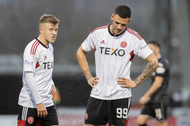 Aberdeen forward Christian Ramirez made a rare appearance from the subs bench in the defeat against St Mirren.