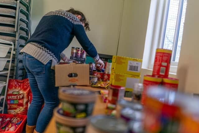 Many families living in food poverty need to use food banks. Picture: Getty Images.