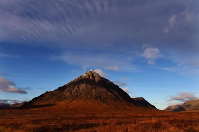 The sun rises at Buachaille Etive Mòr in Glen Coe (Picture: Jeff J Mitchell/Getty Images)