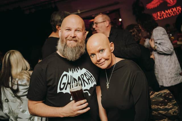 Gail Porter at the Hot 100 party. Credit - Neil Stewart Photography