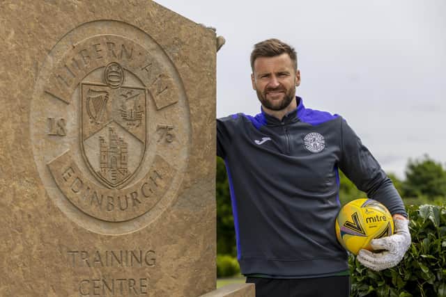 David Marshall believes Hibs have to be targeting third place. Picture: Alan Rennie / Hibernian FC