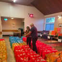 The community project has teamed up with Tesco and charity FareShare to receive food donations.