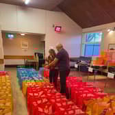 The community project has teamed up with Tesco and charity FareShare to receive food donations.