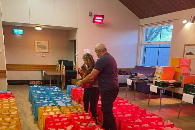 The community project has teamed up with Tesco and charity FareShare to receive food donations.