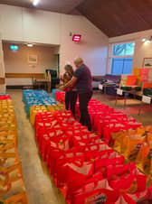 The community project has teamed up with Tesco and charity FareShare to receive food donations.