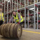 From left: Gary McGrath, Masterton Bond operations manager and Artisanal Spirits Company boss Andrew Dane. Picture: Artisanal Spirits Company/Peter Sandground.