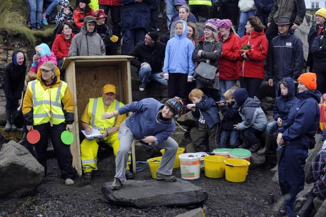 The women's event is fiercely competitive with locals and visitors vying for the world champion title
Pic: Jane Barlow