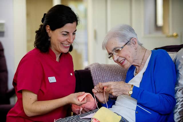 The firm operates 25 care homes across all regions of Scotland. It specialises in dementia care, nursing care, specialist adult care and respite and short stay care. Picture taken before physical distancing.