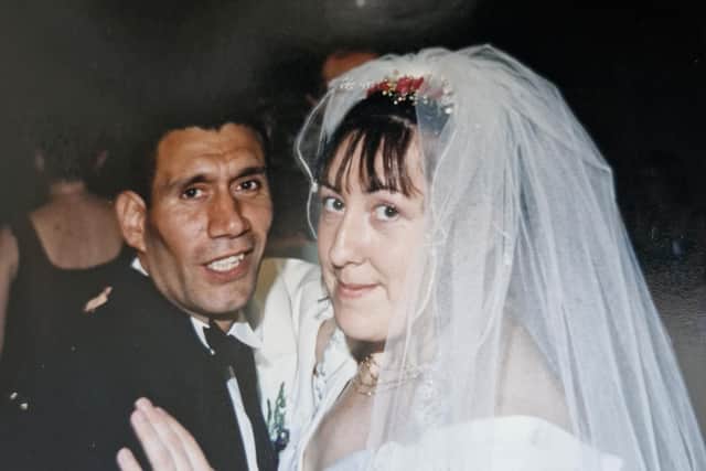 Ian and Karen Addie on their wedding day (Pic: Submitted)