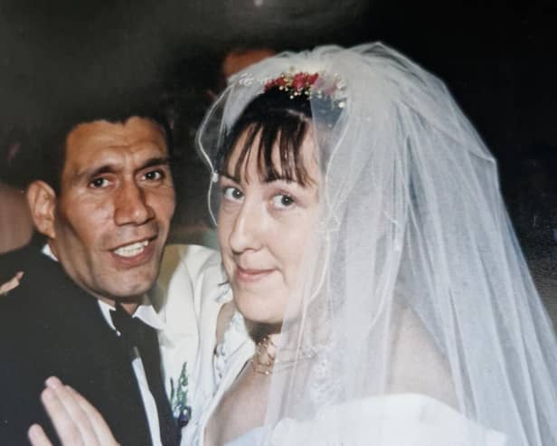 Ian and Karen Addie on their wedding day (Pic: Submitted)