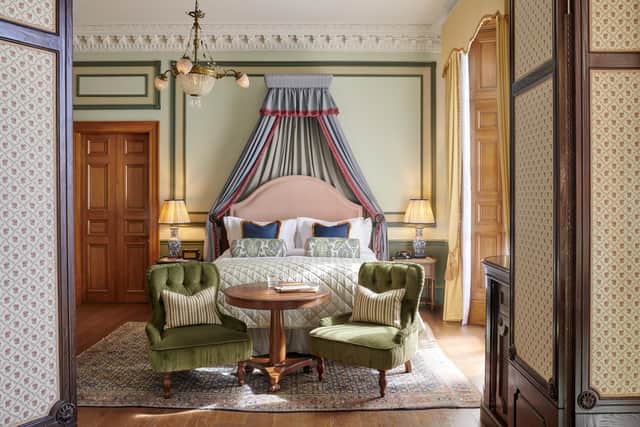 A master bedroom in Gleneagles Townhouse, St Andrew Square, Edinburgh. Pic: Contributed