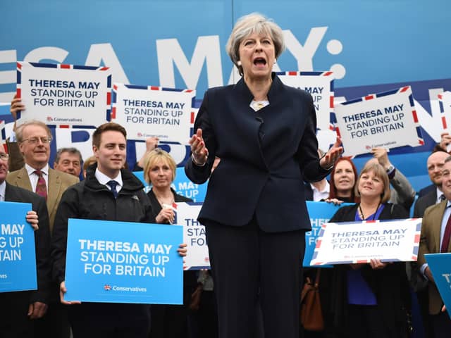 Theresa May during her time as UK prime minister. Picture: Justin Tallis/WPA Pool/Getty Images