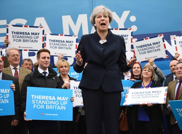 Theresa May during her time as UK prime minister. Picture: Justin Tallis/WPA Pool/Getty Images