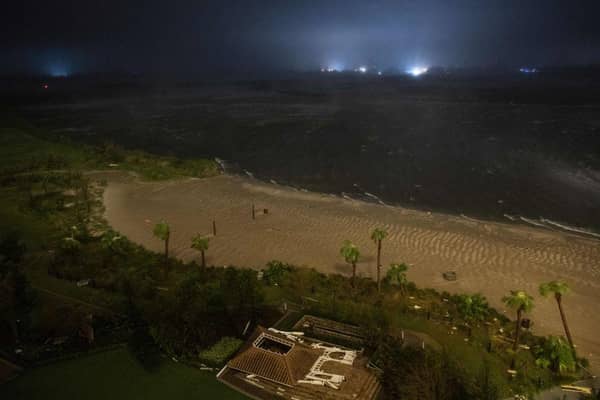 Hurricane Laura made landfall with Louisiana on Thursday morning (Getty Images)