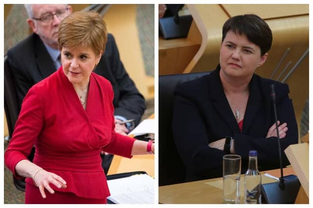 Nicola Sturgeon responded to calls for more to be done for those wishing to visit relatives in care homes