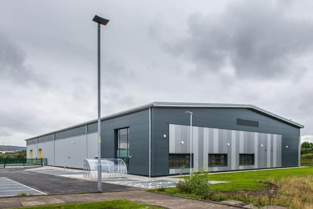 The 28,000-square-foot unit at Clyde Gateway East business park was built on a speculative basis and has been purchased by Bradda Capital. The property is leased to the Japanese pump manufacturer Torishima Service Solutions Europe for its European headquarters. Picture: Liam Anderstrem