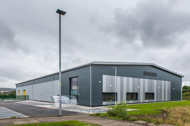 The 28,000-square-foot unit at Clyde Gateway East business park was built on a speculative basis and has been purchased by Bradda Capital. The property is leased to the Japanese pump manufacturer Torishima Service Solutions Europe for its European headquarters. Picture: Liam Anderstrem
