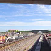 Work to build the new Inverness Airport station continues this weekend