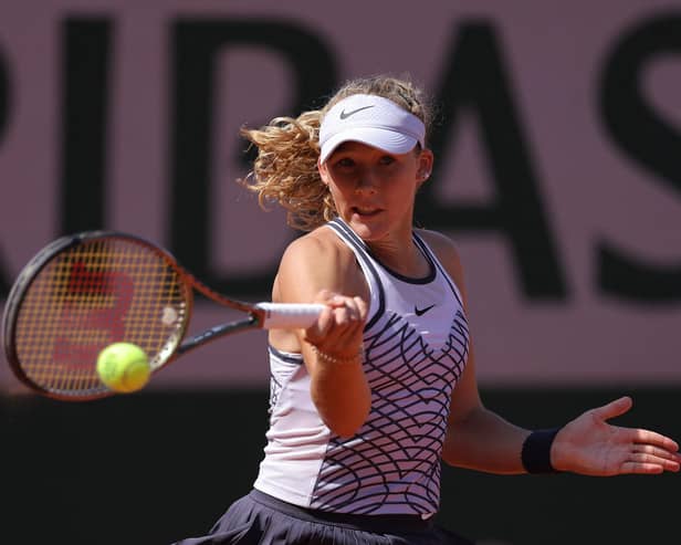 Mirra Andreeva, 16, is making waves on the women's tour and won her first match at Roland Garros.