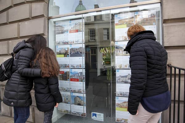​Affordablility is becoming a major issue for buyers in the Central Belt as home values rise (Picture: Alistair Linford)