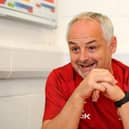 Ray McKinnon during his spell at Falkirk. He later maanaged Queen's Park to the League Two title. (Picture: Michael Gillen)