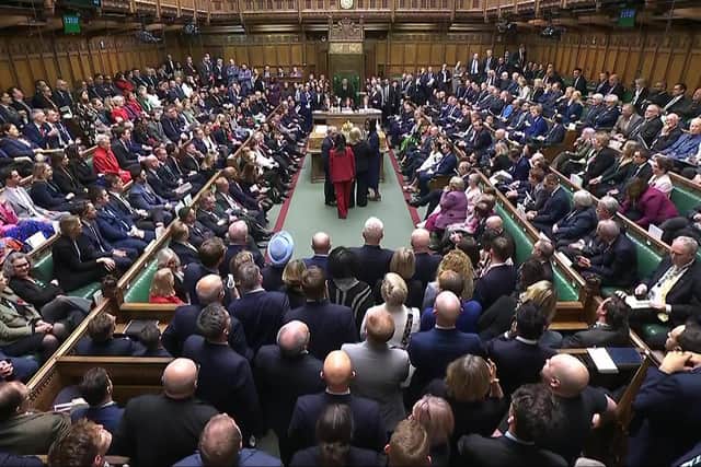 MPs gathered to hear the result of the vote on the Terminally Ill Adults (End of Life) Bill. PIC: House of Commons/UK Parliament/PA Wire