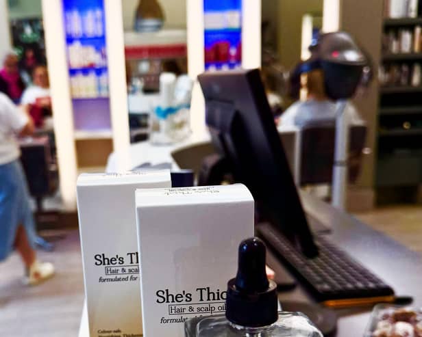 She's Thick in head spas and salons.