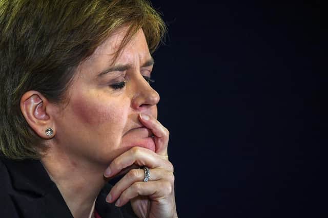 Nicola Sturgeon's political energy may be further depleted if she has to backtrack on her plan to have a 'de facto referendum' on independence (Picture: Andy Buchanan/PA)