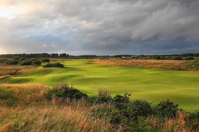 The 10th hole at Dundonald Links, where the 2022 Trust Golf Women's Scottish Open will be held.