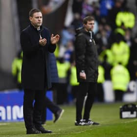 Rangers manager Michael Beale watches on during the 2-0 win over St Johnstone. (Photo by Rob Casey / SNS Group)