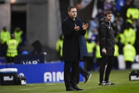 Rangers manager Michael Beale watches on during the 2-0 win over St Johnstone. (Photo by Rob Casey / SNS Group)