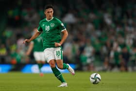 Jamie McGrath in action for Republic of Ireland against Serbia last month. (Photo by Oisin Keniry/Getty Images)