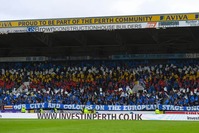 McDiarmid Park was packed out for St Johnstone's clash with Galatasaray. Picture: SNS