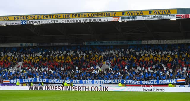 McDiarmid Park was packed out for St Johnstone's clash with Galatasaray. Picture: SNS