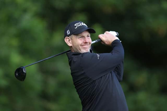 Stephen Gallacher in action during the Horizon Irish Open at Mount Juliet Estate in Thomastown last week. Picture: Richard Heathcote/Getty Images.