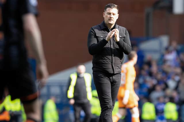 Dundee United manager Tam Courts at full time. (Photo by Alan Harvey / SNS Group)