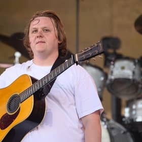 Singer Lewis Capaldi during his most recent appearance at the Glastonbury festival. Picture: Leon Neal/Getty Images