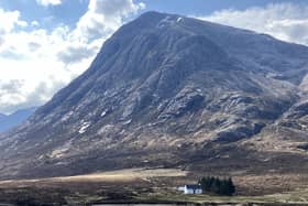 Buachaille Etive Mòr from the Devil's Staircase, one of the best views on the West Highland Way. Pic: J Christie