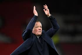 Chris Wilder is the bookmakers odds-on favourite to land Aberdeen job. (Photo by Clive Mason/Getty Images)