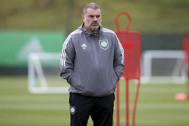 Celtic manager Ange Postecoglou says his side's title success last season was the product of not paying attention to the league table at any point.  (Photo by Craig Williamson / SNS Group)