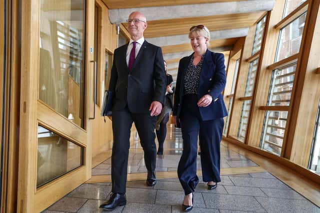 First Minister John Swinney and Finance Secretary Shona Robison